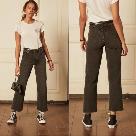 Boyish High Rise Mikey Black Jean in Moonstruck 24 - Picture 1 of 11